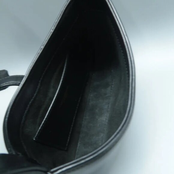 100% Authentic SAINT LAURENT Le 5 a 7 Black Leather Tote 1393-11724 - Picture 9 of 12